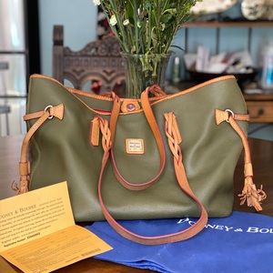 Dooney & Bourke Olive Green Tote Bag